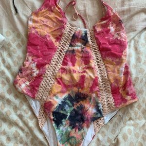 Urban Outfitters tie dye one piece